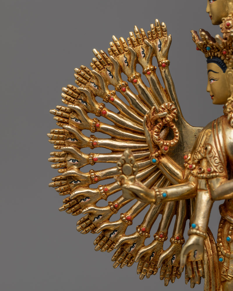 Sculpted Chenrezig 1000 Arms Statue | A Harmonious Blend of Spirituality and Artistry