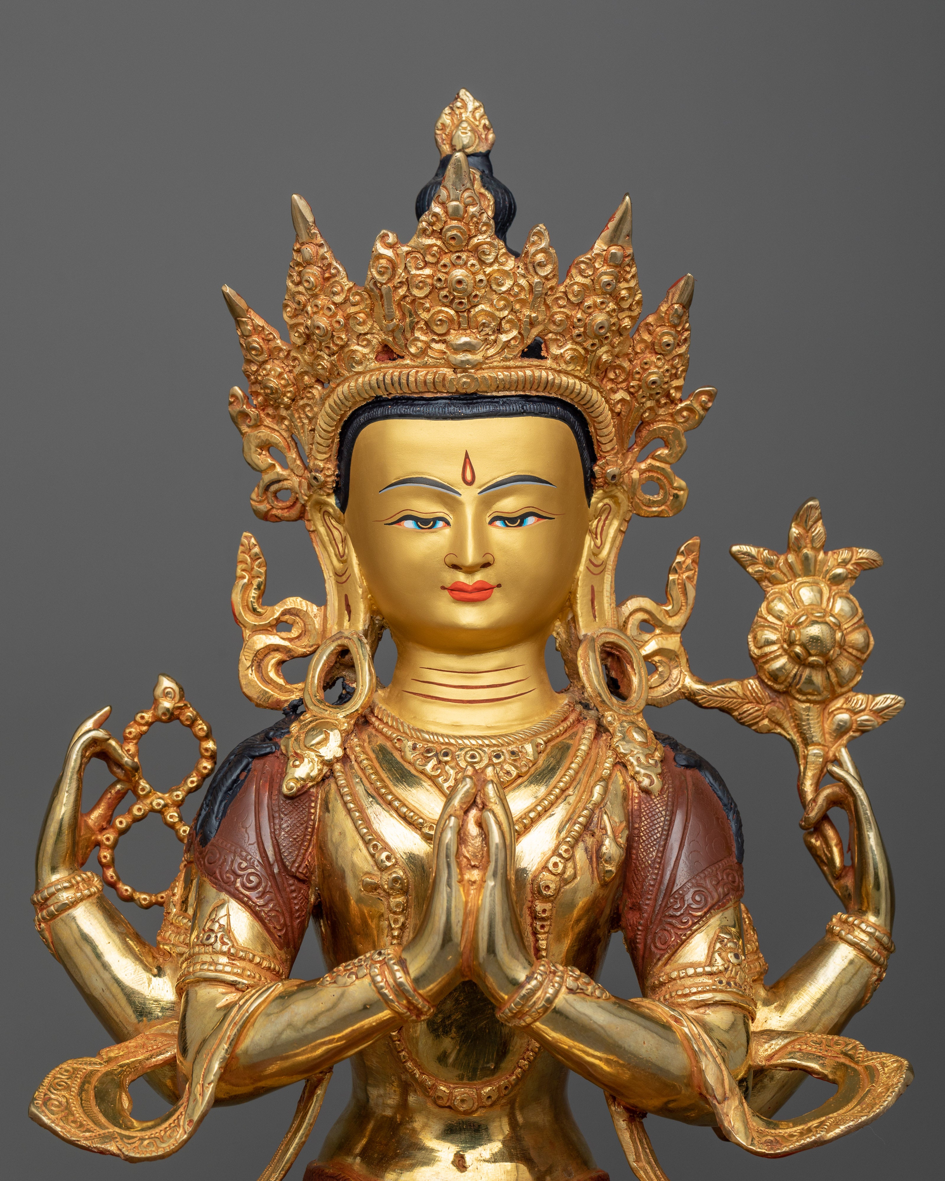 4-armed-chenrezig-sadhana-sculpture
