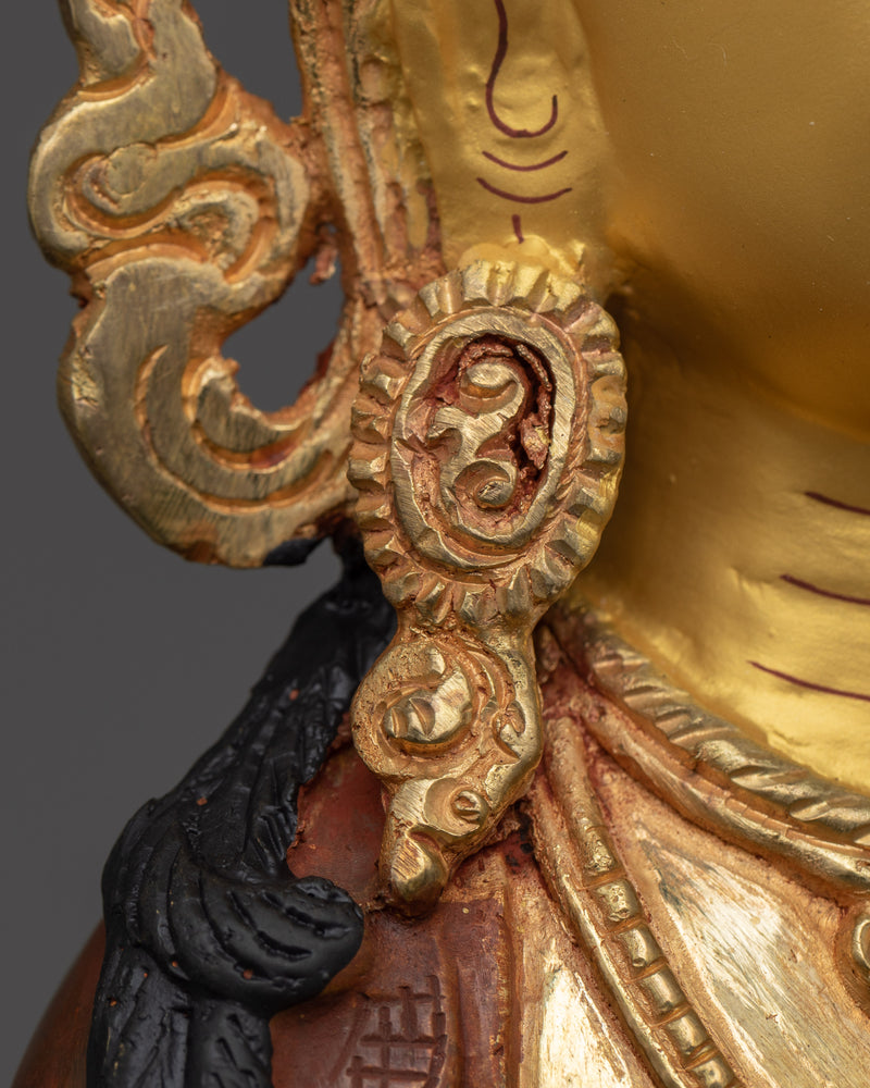 Buddha Vajrasattva Sculpture | Tibetan Dorje Sempa 13.3" Statue