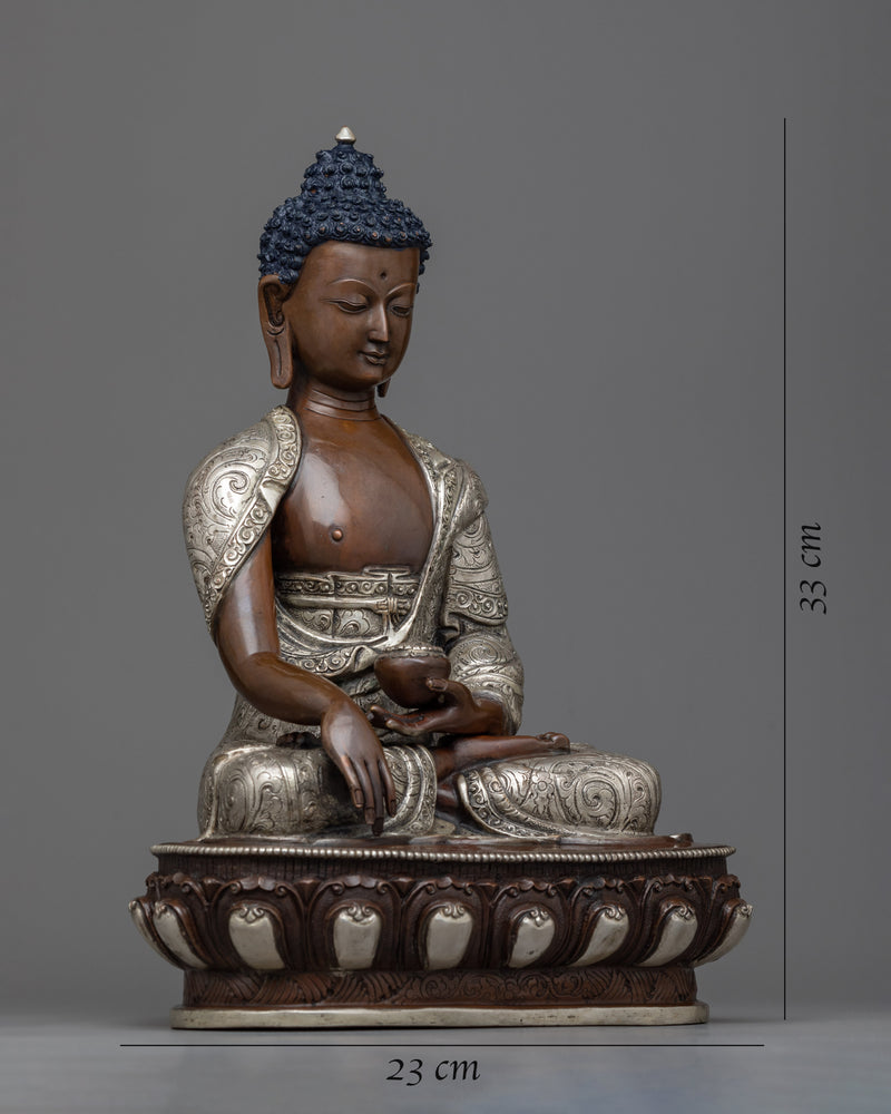12.9" Shakyamuni Buddha Statue | Founder of Buddhism Siddharth Gautama