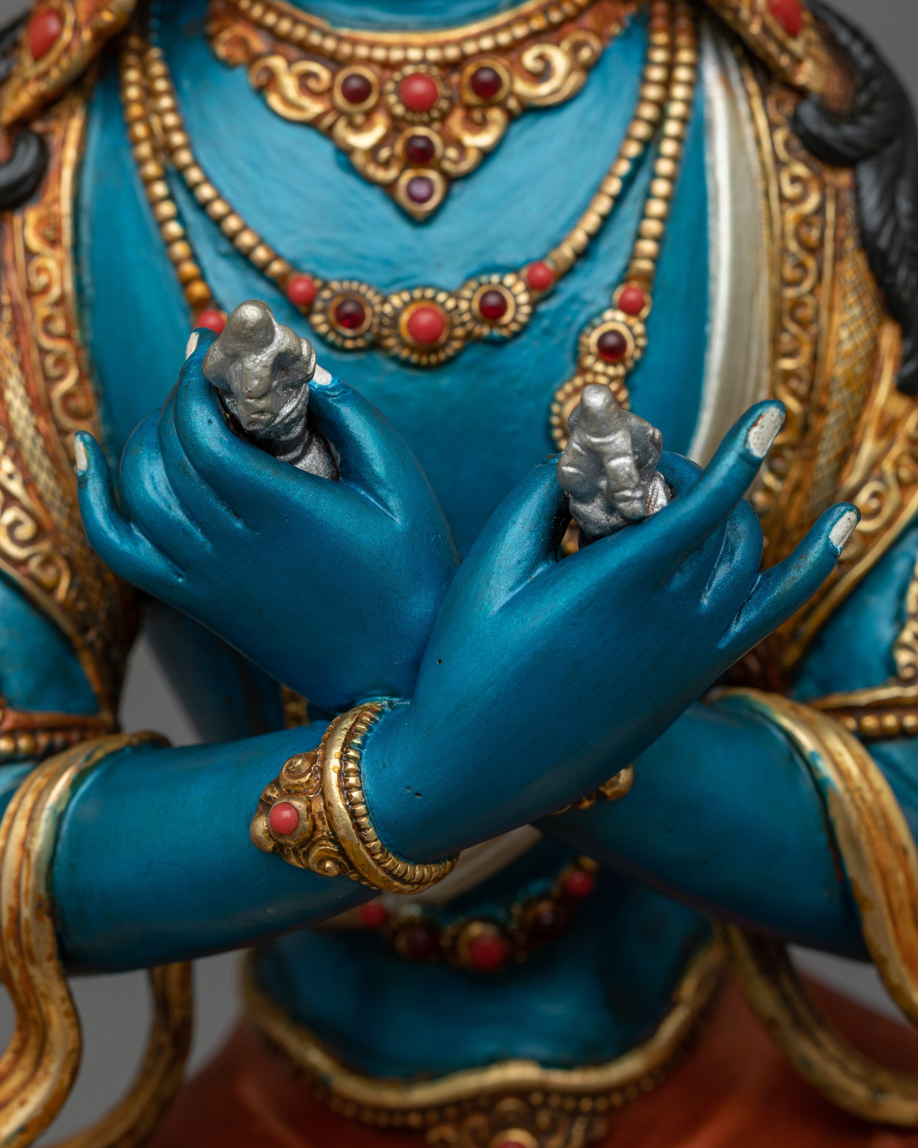 Vajradhara Dorje Chang Sculpture | Primordial Buddha in Exquisite Craftsmanship
