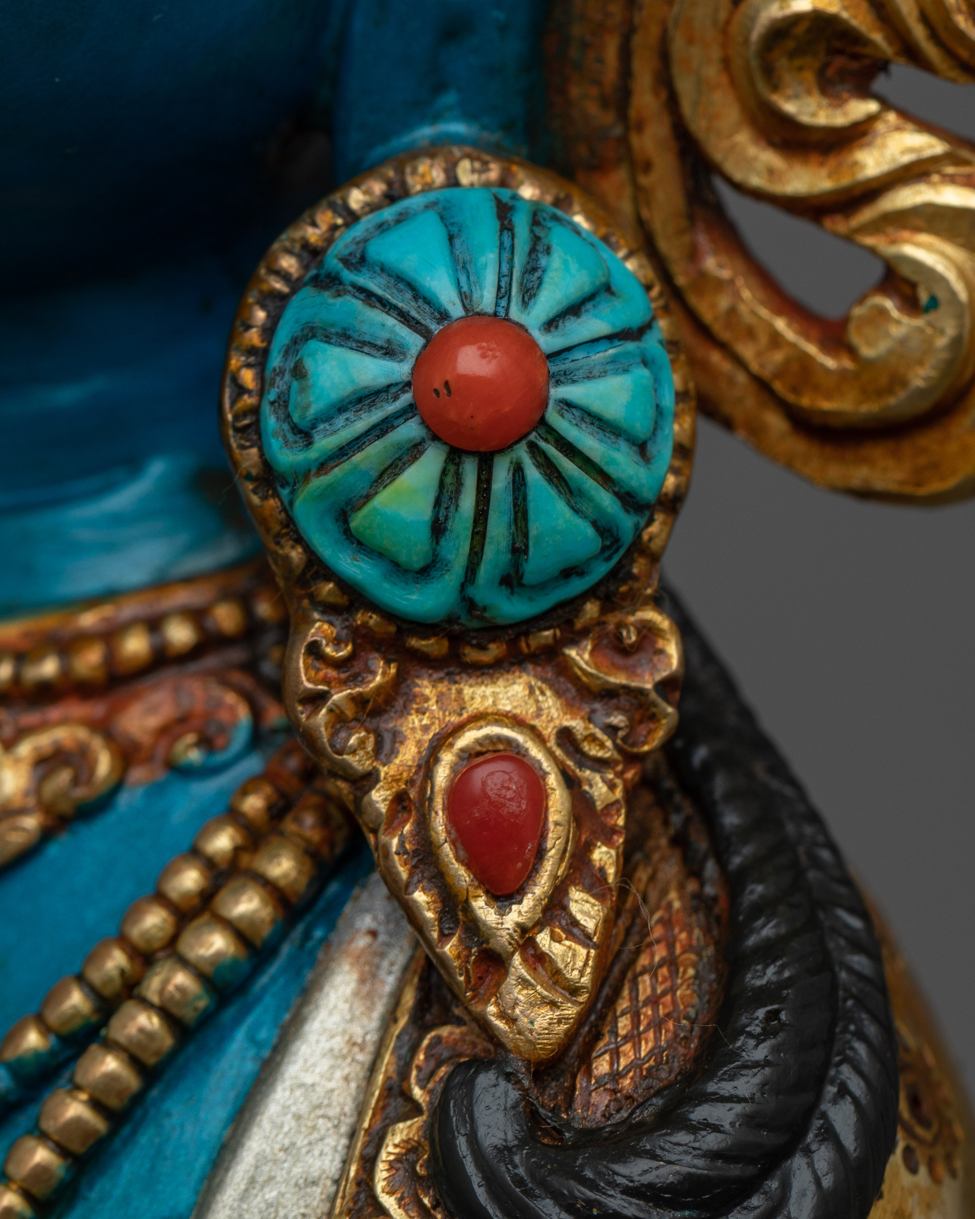 Vajradhara Dorje Chang Sculpture | Primordial Buddha in Exquisite Craftsmanship