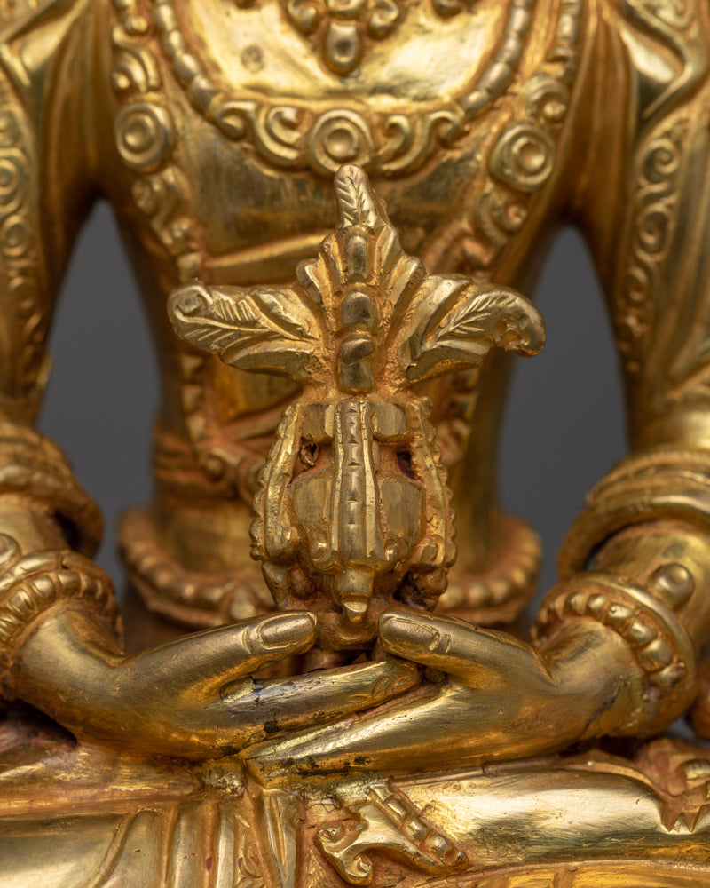 Amitayus Gold Statue | Buddha of “Infinite Life