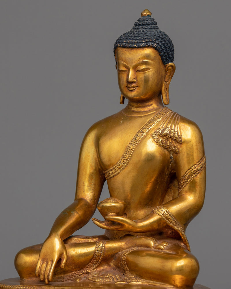 Shakyamuni Buddha Rupa | Traditional Himalayan Nepali Art