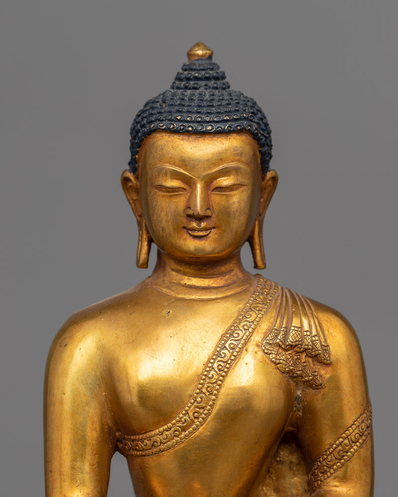 Shakyamuni Buddha Rupa | Traditional Himalayan Nepali Art