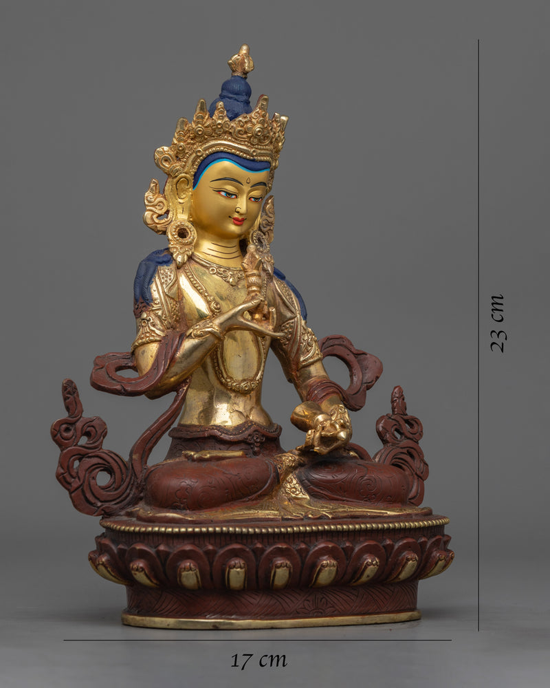 9 Inch Vajrasattva Rupa | Tibetan Dorje Sempa