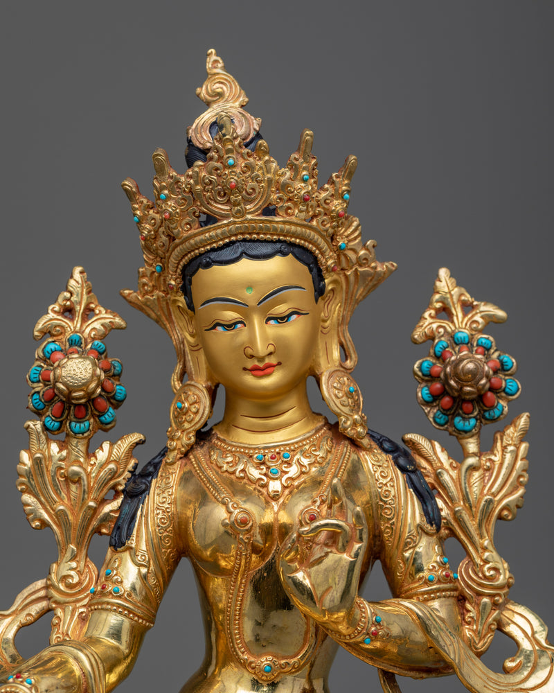 The Green Tara Statue | Discover Serenity with our Tara Sculpture
