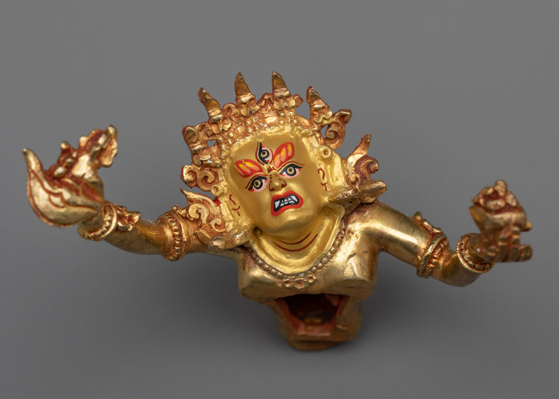 Hevajra Statue | 24k Gold Gilded Copper | Spiritual Shrine Centerpiece
