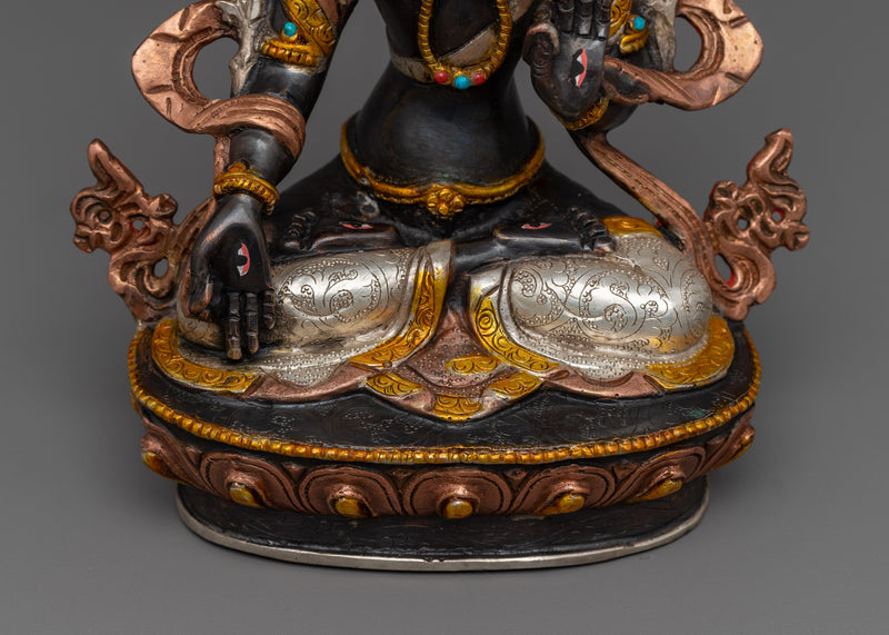 White Tara Art Retreat Statue | A Meticulous Representation of Compassion and Healing