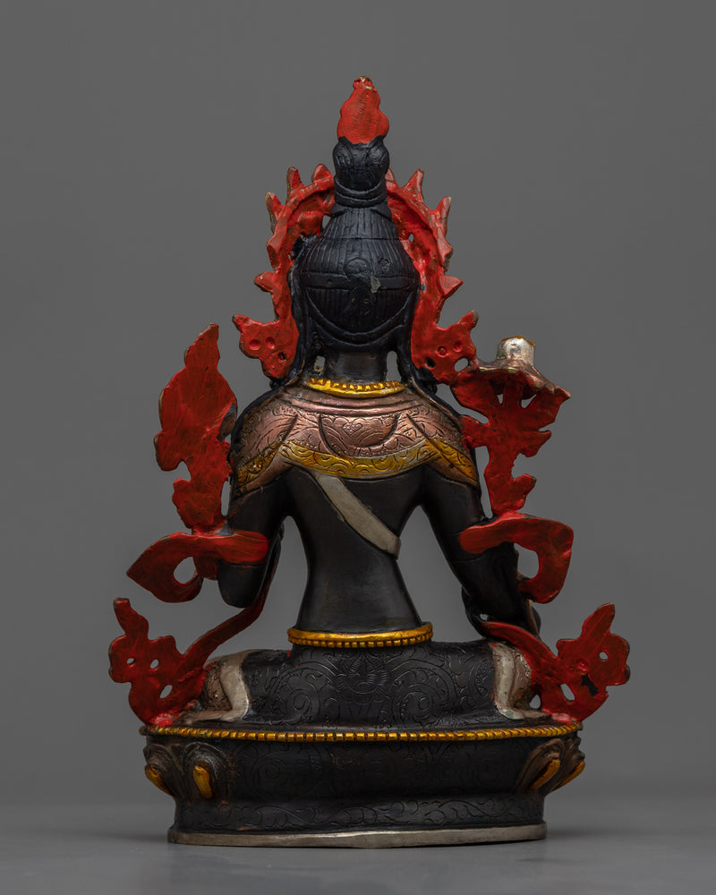 Green Tara Deity Figure | A Beacon of Serenity and Prosperity