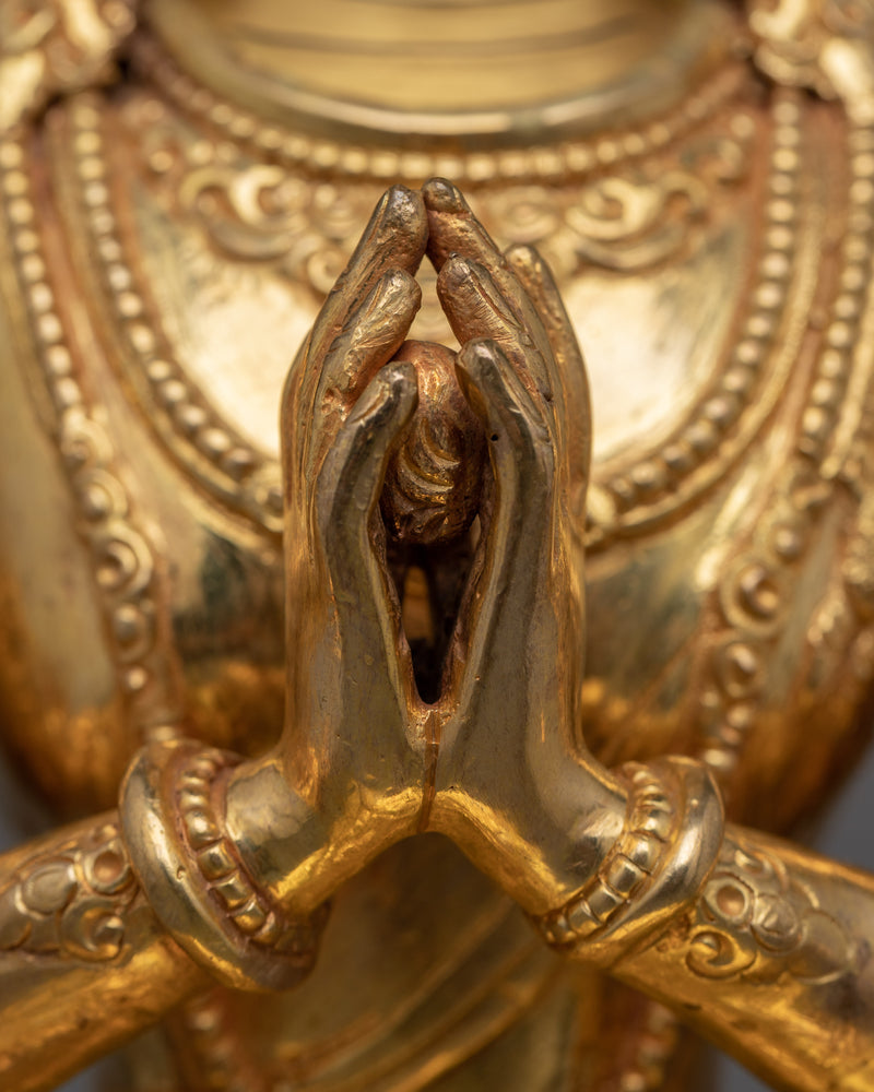 Manjushree God Statue Unveiled | Discover the Divine Wisdom