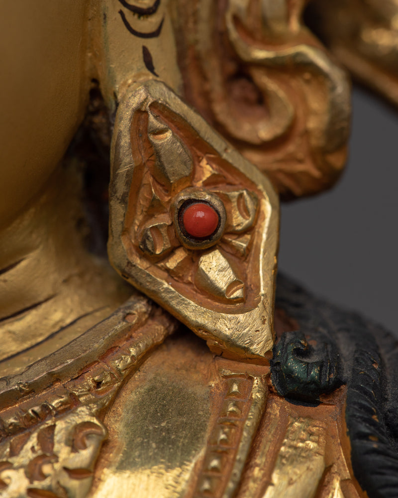 Mother Green Tara Goddess Statue | Handcrafted in Traditional Nepali Art