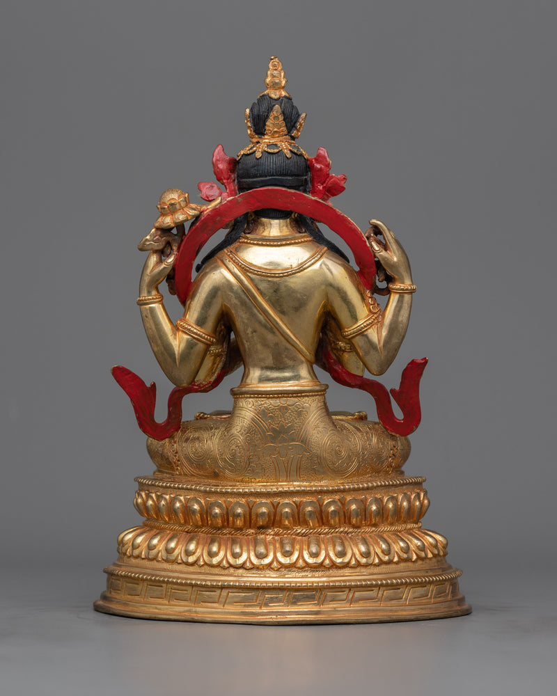Chenrezig Compassionate Boddhisattva | Hand-Crafted by Skilled Nepali Artists