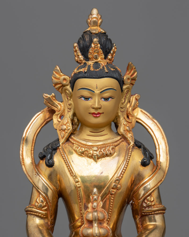 Amitayus Boddhisattva Statue | Handmade Figure of Infinite Life Buddha