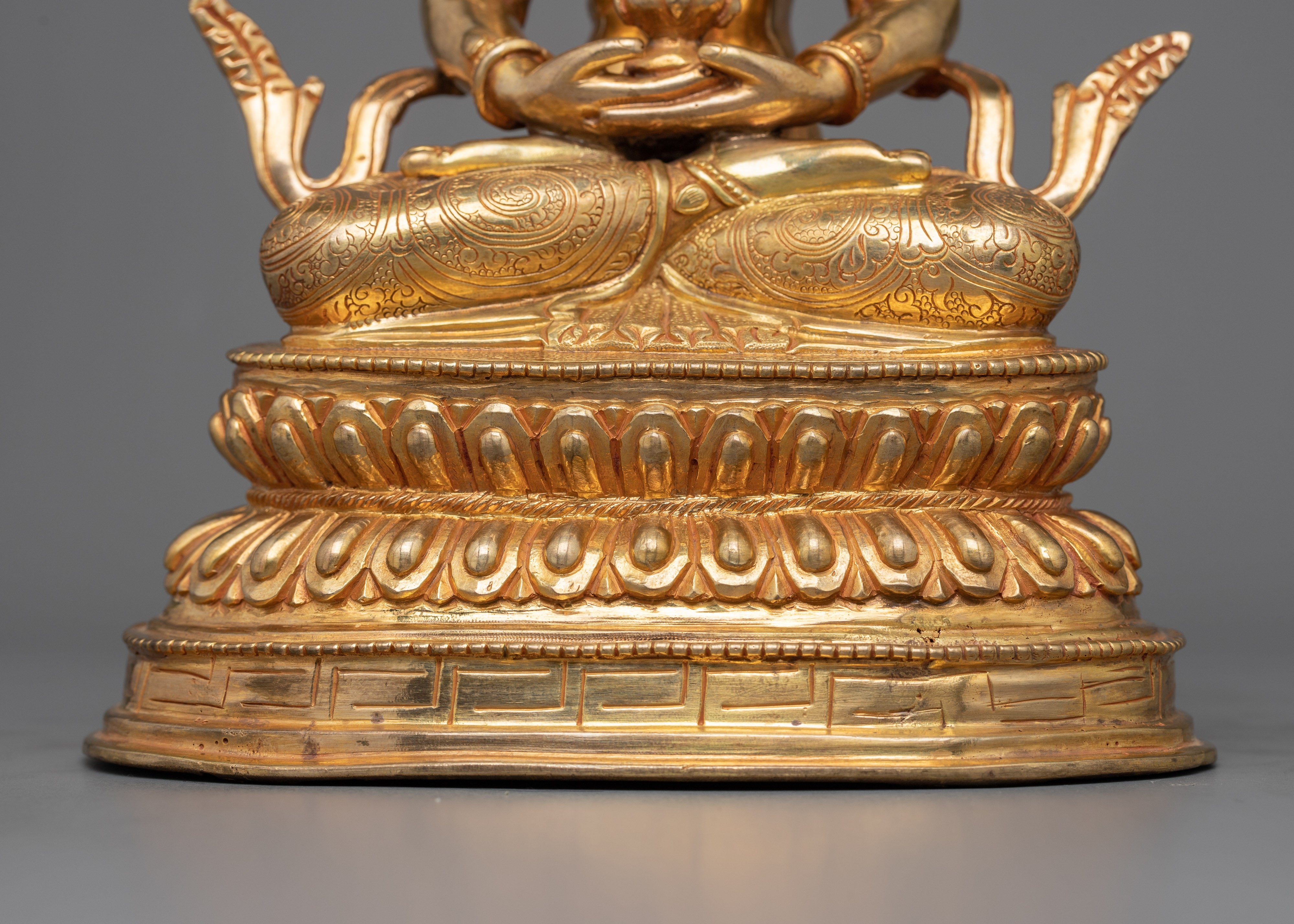Amitayus Boddhisattva Statue | Handmade Figure of Infinite Life Buddha