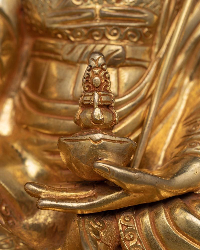 Padmasambhava Guru Rinpoche Rupa | 9.4 Inch Statue of Lotus Born Master