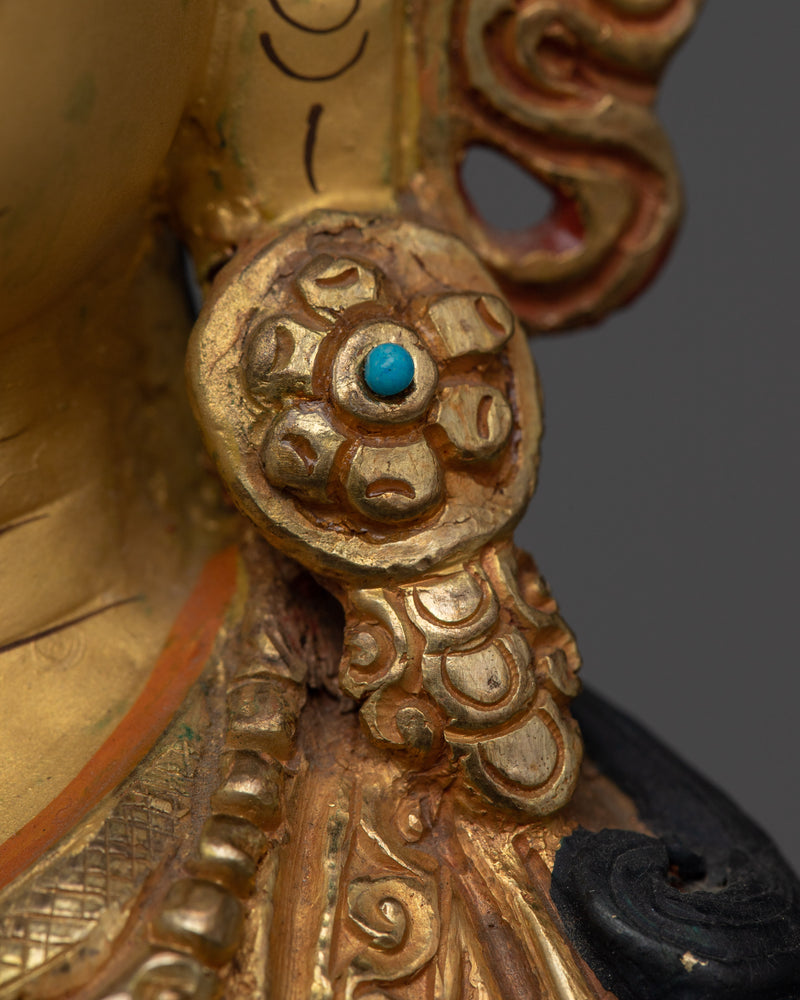 Guru Rinpoche Statue 9 Inch | Second Buddha Who Taught Vajrayana in Tibet
