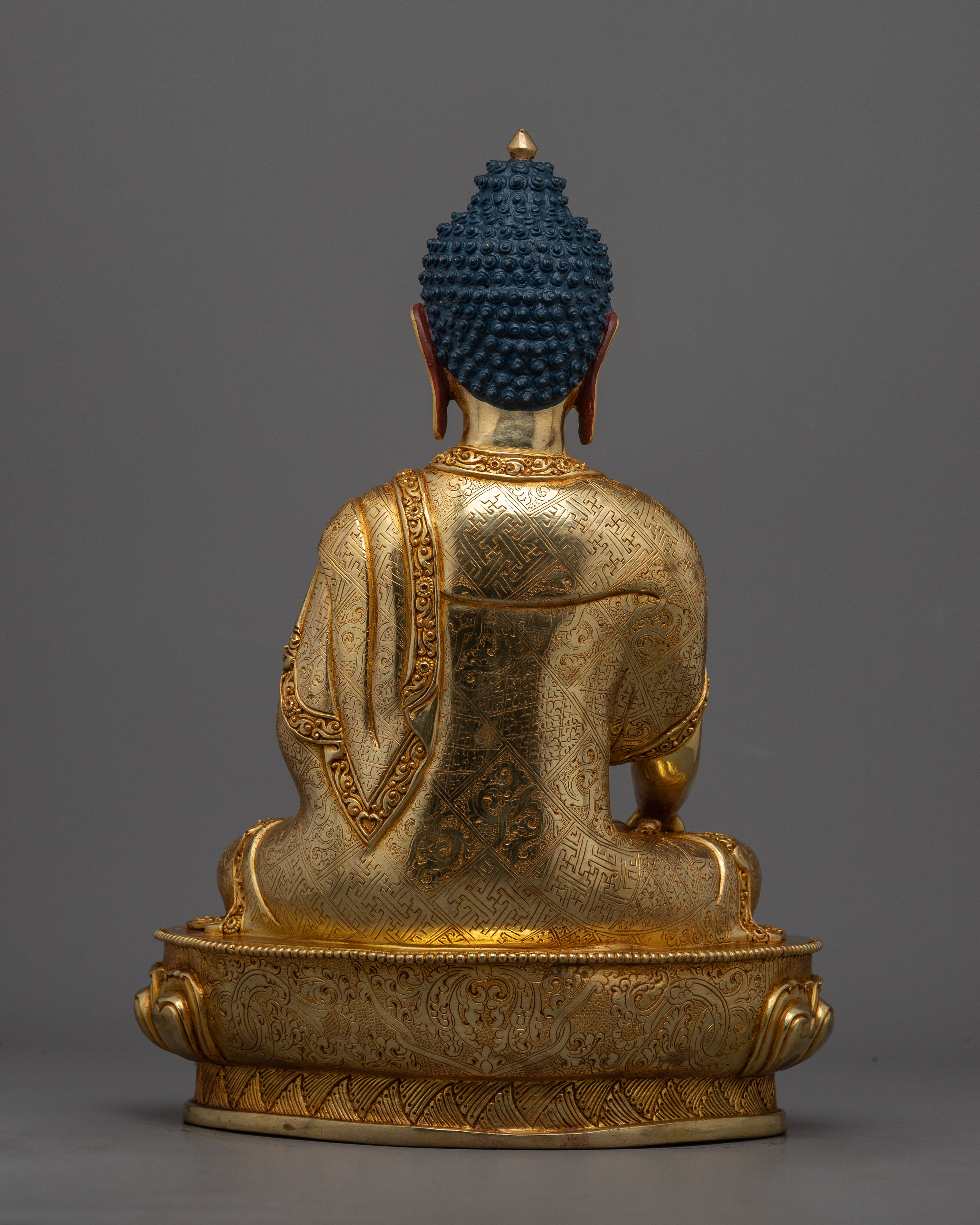 Shakyamuni Buddha Gold Figurine 
