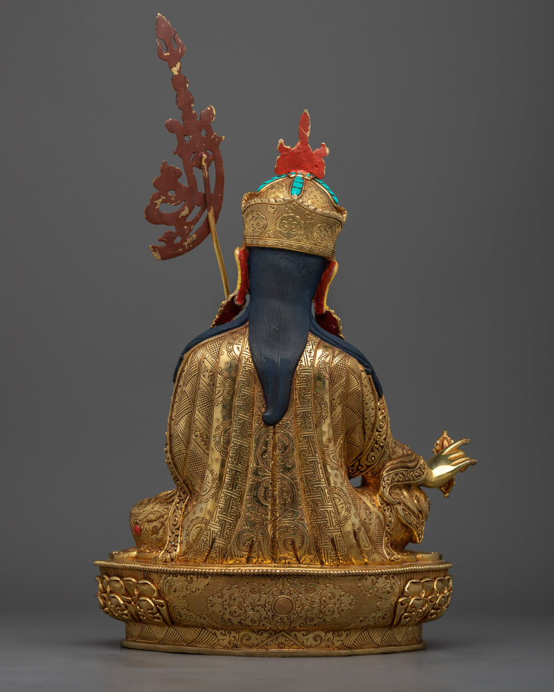 Expertly Handcrafted Guru Rinpoche Statue 