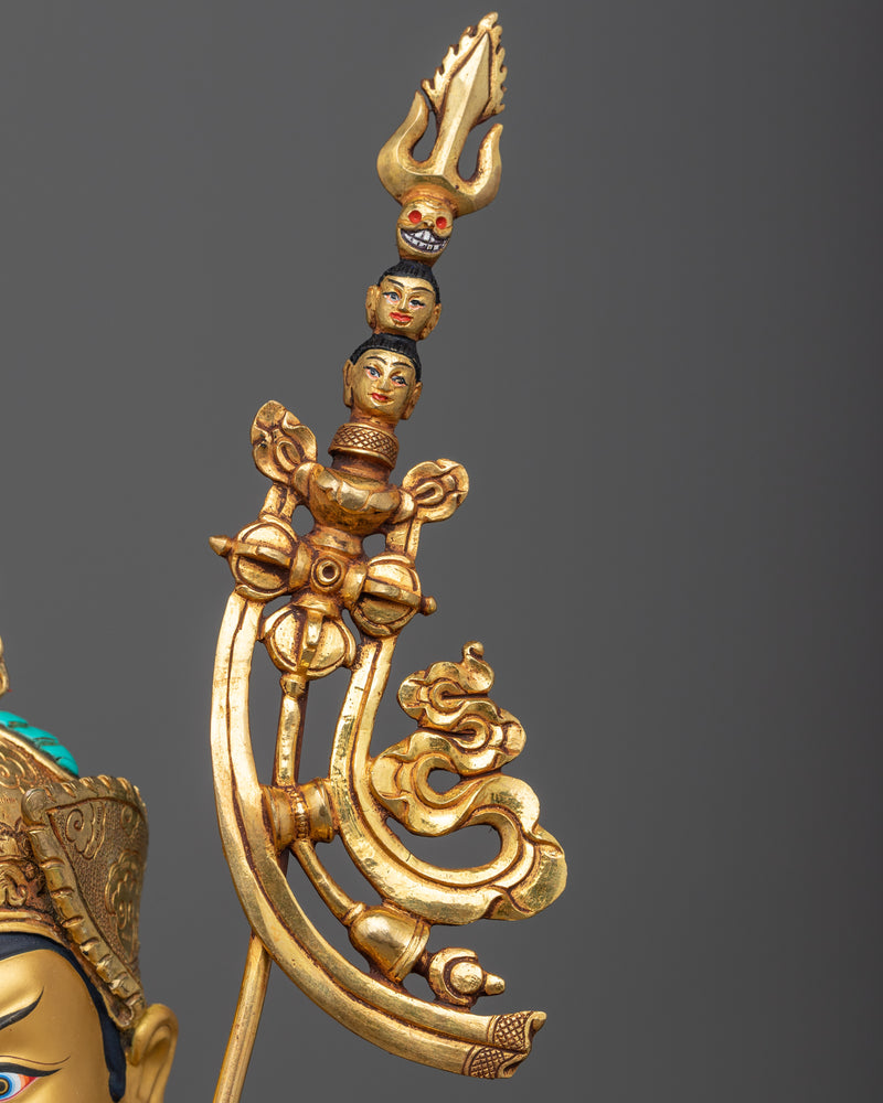 Expertly Handcrafted Guru Rinpoche Statue | Beautiful Figure of Padmasambhava