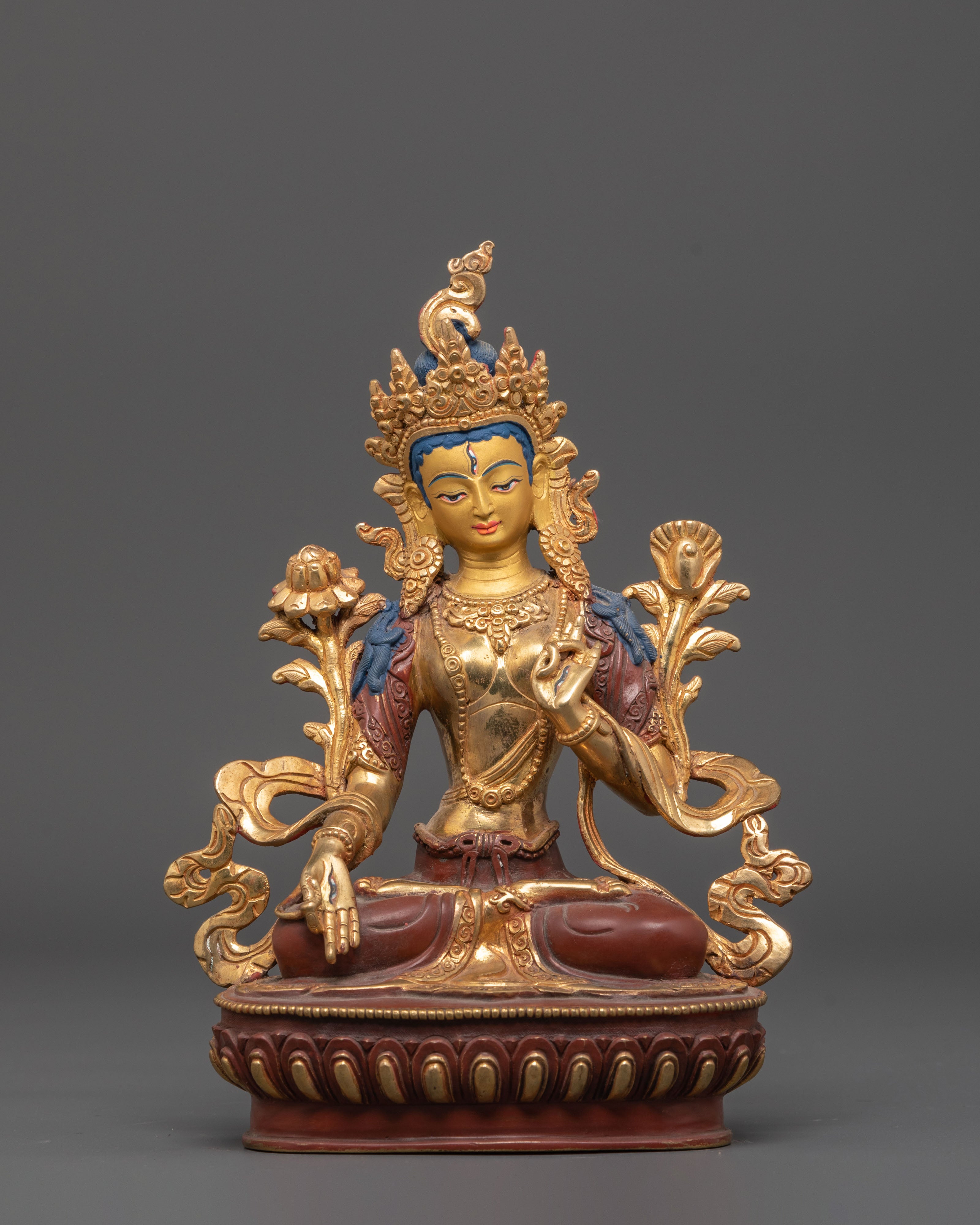 Seven-Eyed Healing Goddess White Tara Artwork 