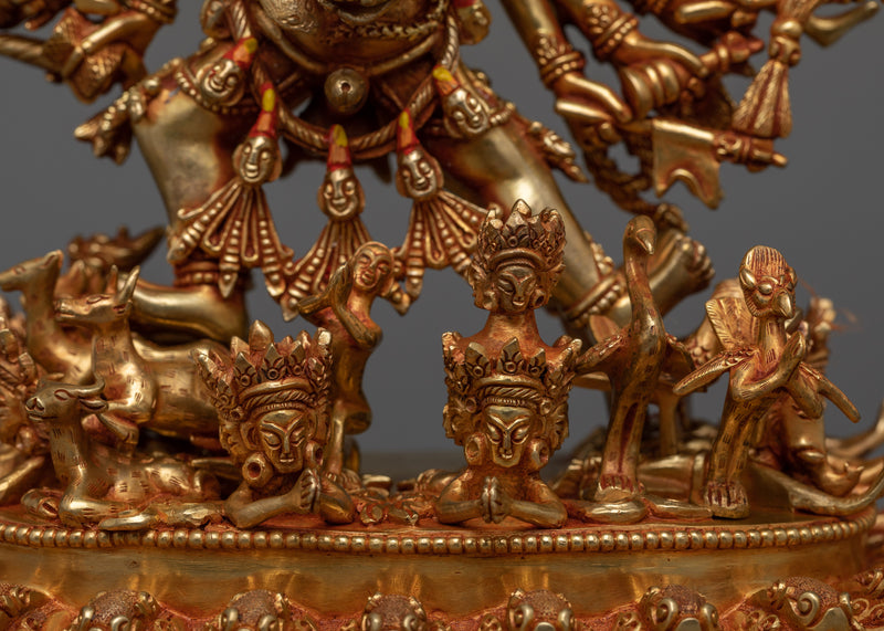 Yamantaka Wrathful Protector Statue | The Destroyer of the God of Death