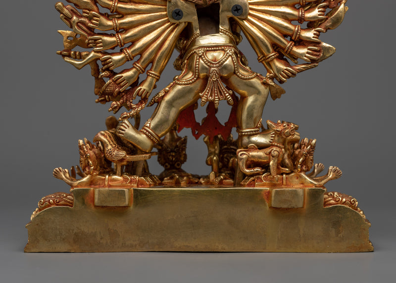 Yamantaka Wrathful Protector Statue | The Destroyer of the God of Death