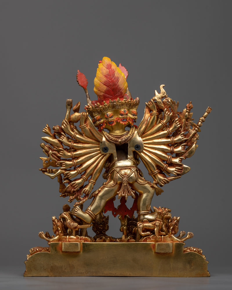 Yamantaka Wrathful Protector Statue | The Destroyer of the God of Death