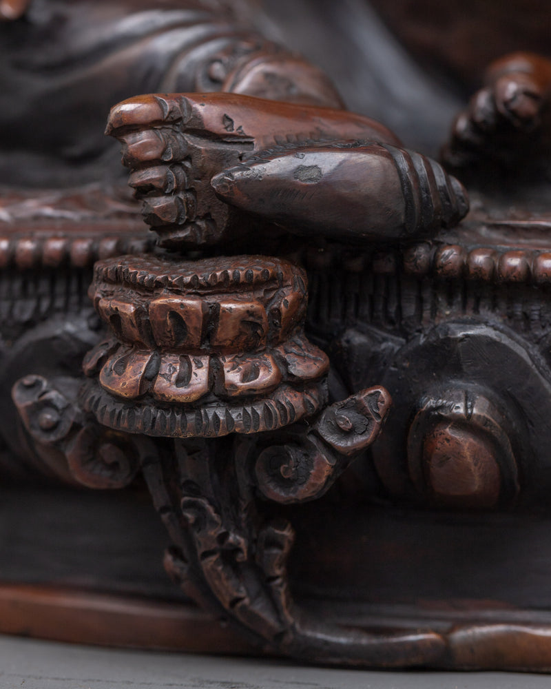 Dzambhala Statue 7.9 Inch | Handmade in Nepal