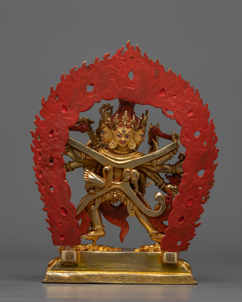 Twelve-Armed Chakrasamvara Statue