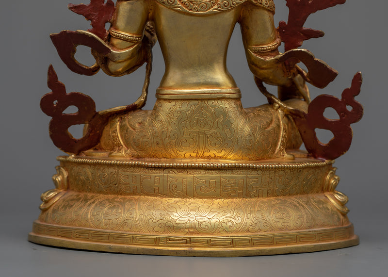 The Deity Green Tara Statue | Experience the Divine Embrace