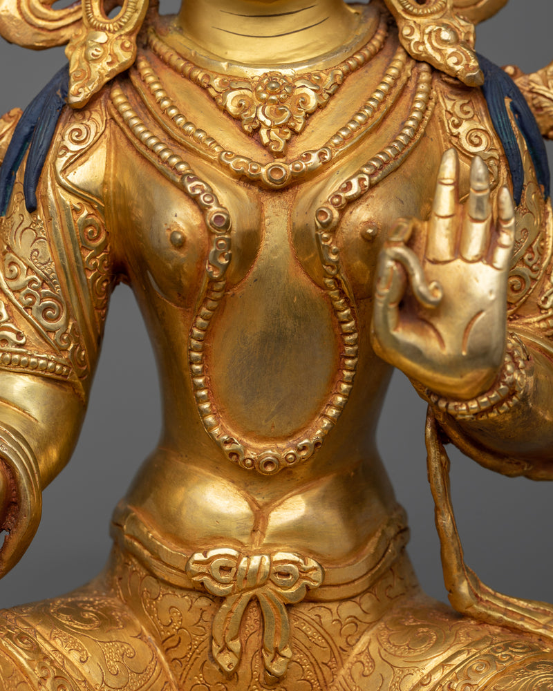 The Deity Green Tara Statue | Experience the Divine Embrace