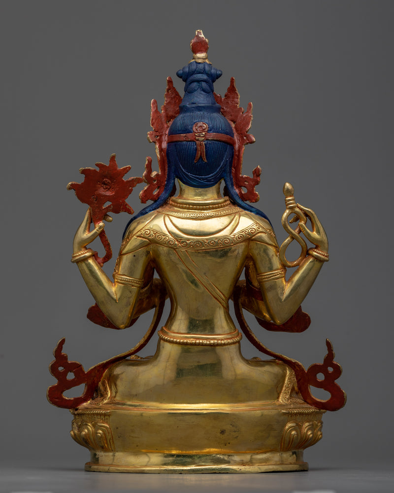 4-Arms Chenrezig Buddha Sculpture | Rediscover Compassion