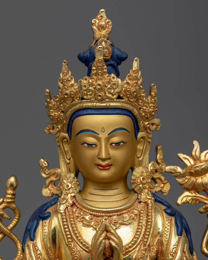 4-arms-chenrezig-buddha-sculpture