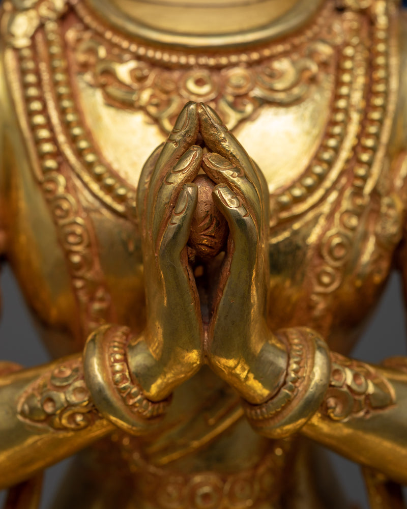 4-Arms Chenrezig Buddha Sculpture | Rediscover Compassion