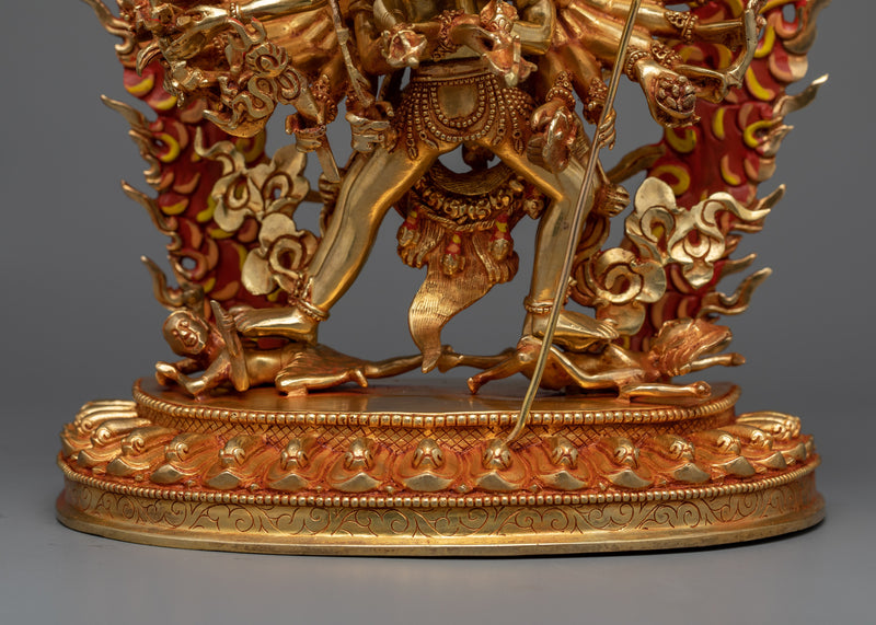 Step into Timelessness with the Kalachakra Statue | Himalayan Buddhist Artwork