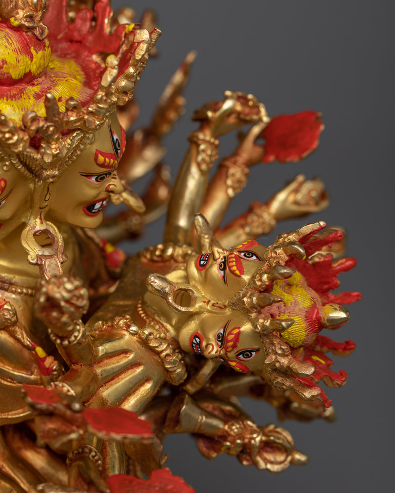 Step into Timelessness with the Kalachakra Statue | Himalayan Buddhist Artwork