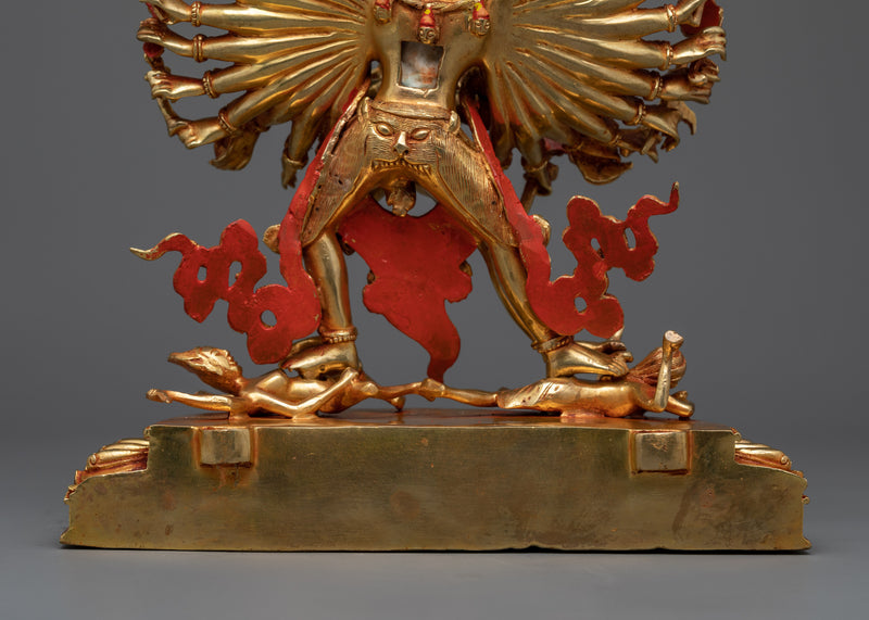 Step into Timelessness with the Kalachakra Statue | Himalayan Buddhist Artwork