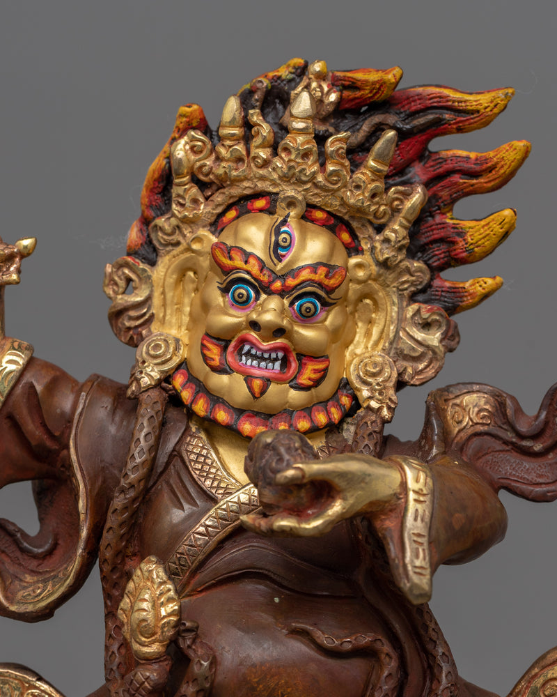 two-armed bernagchen mahakala dharma protector 