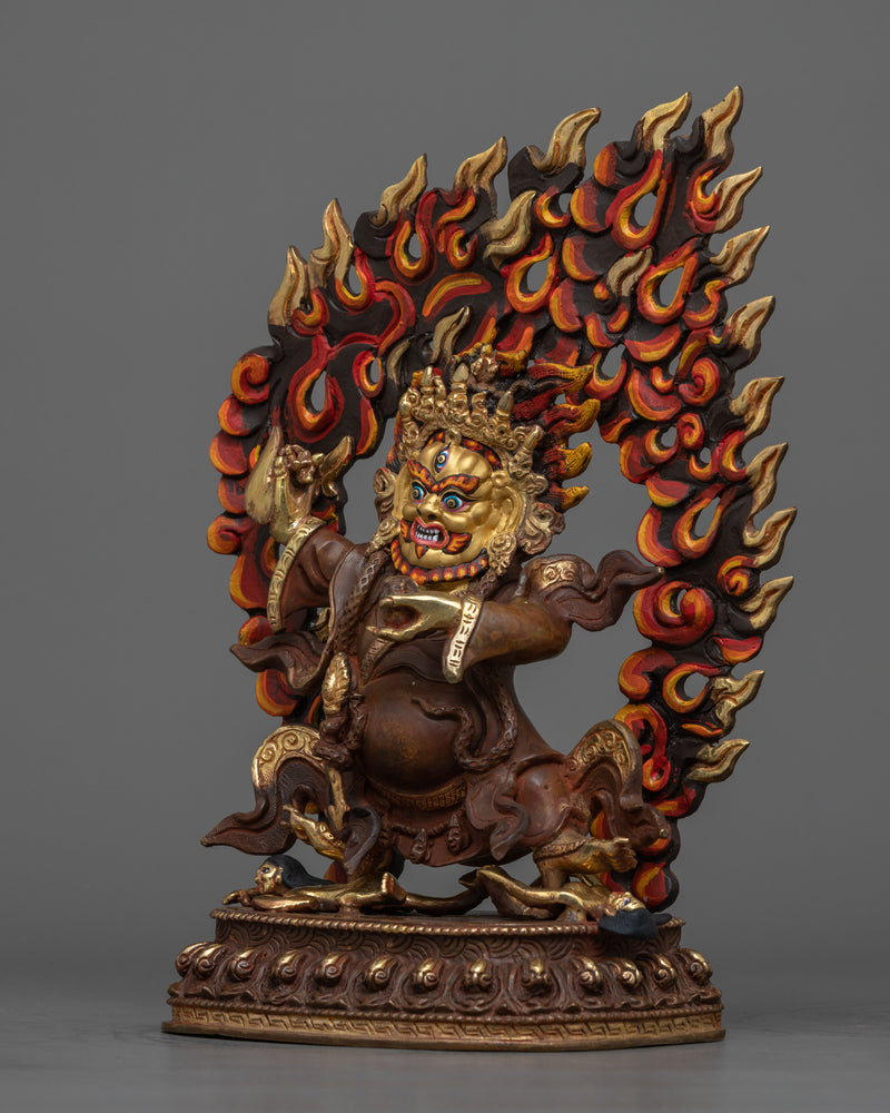 two-armed bernagchen mahakala dharma protector 