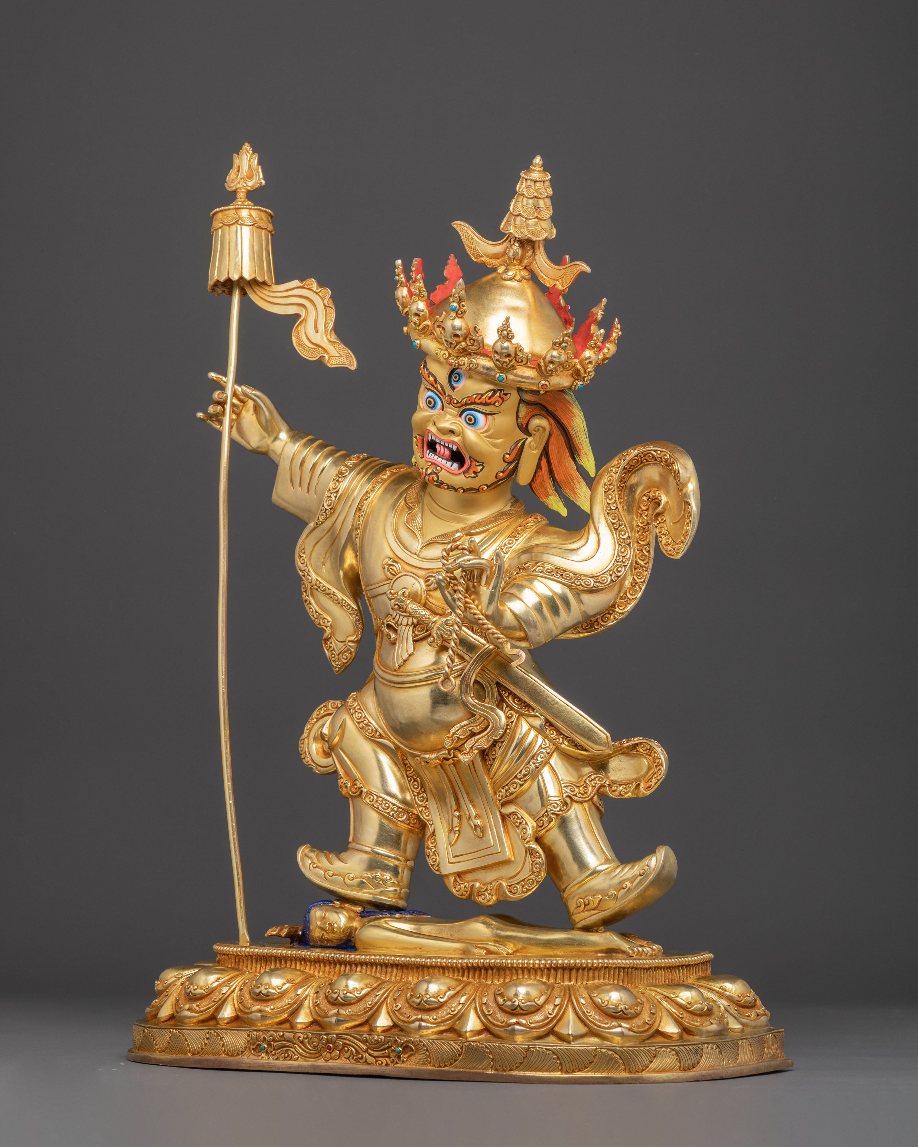 Protector Nechung Chuyong Statue | Guardian of the Dharma