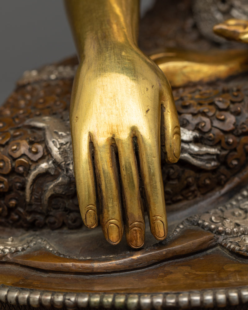 Shakyamuni Buddha Hand-Carved Statue | Made in Nepal