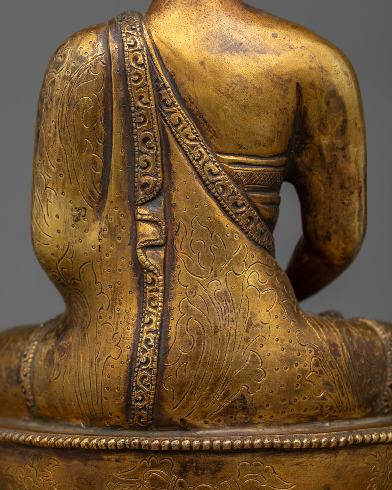 Amitabha Buddha Antique Finish Statue | Infinite Light Figure