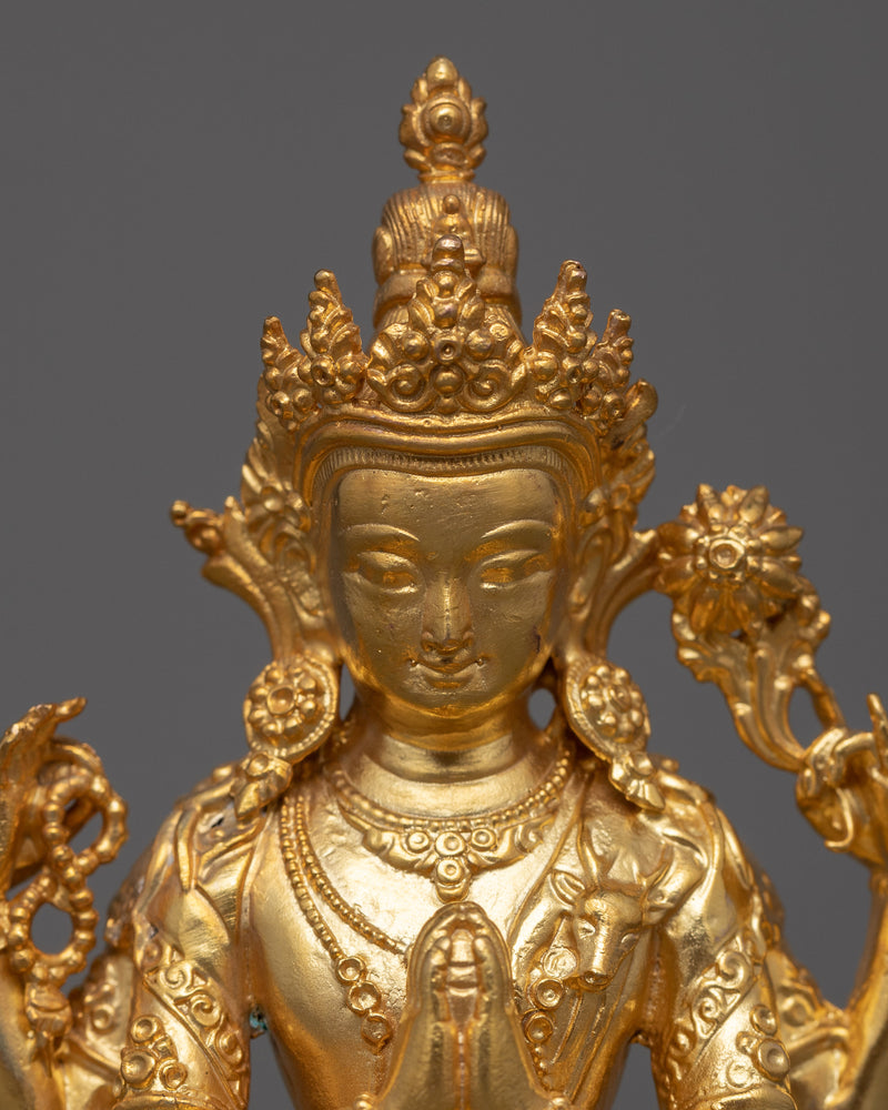 miniature-chenrezig-statuette-for shrine