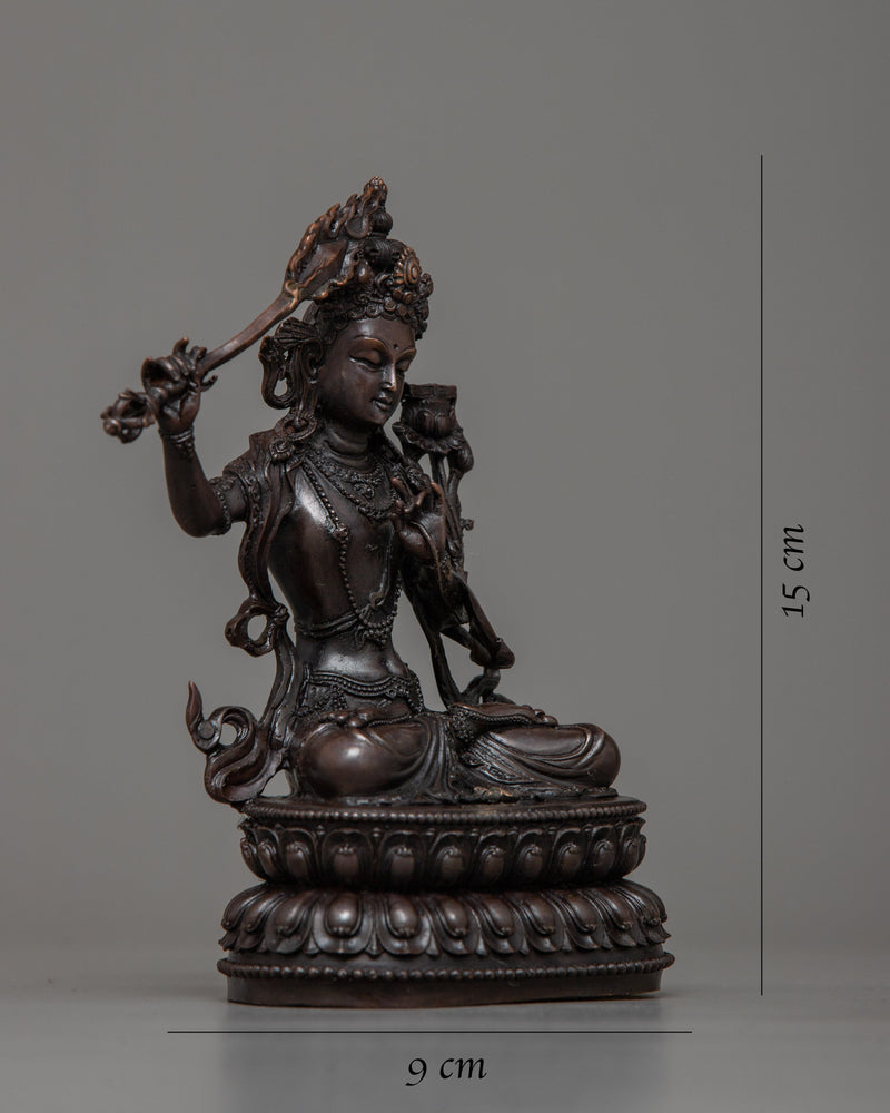 miniature-manjushri-statuette