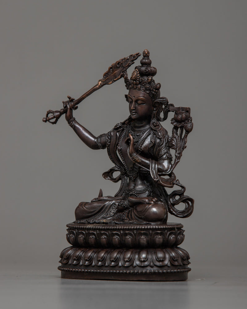 miniature-manjushri-statuette