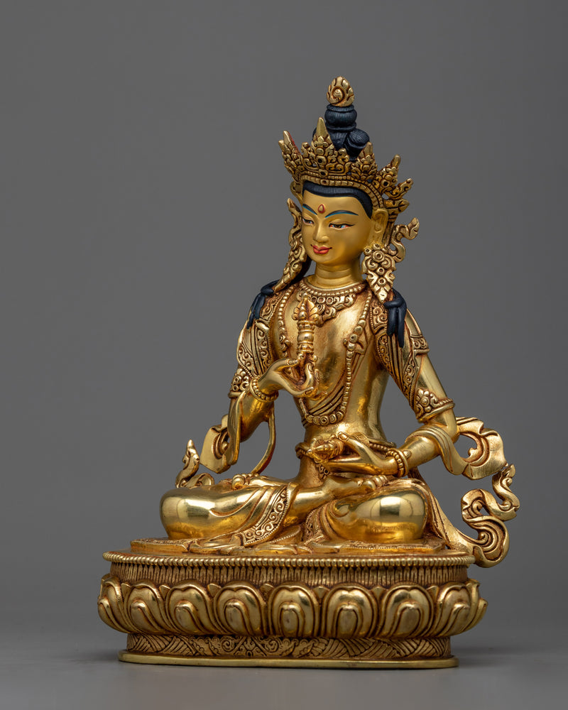 Vajrasattva Golden Statue | Handcrafted by Master Artists