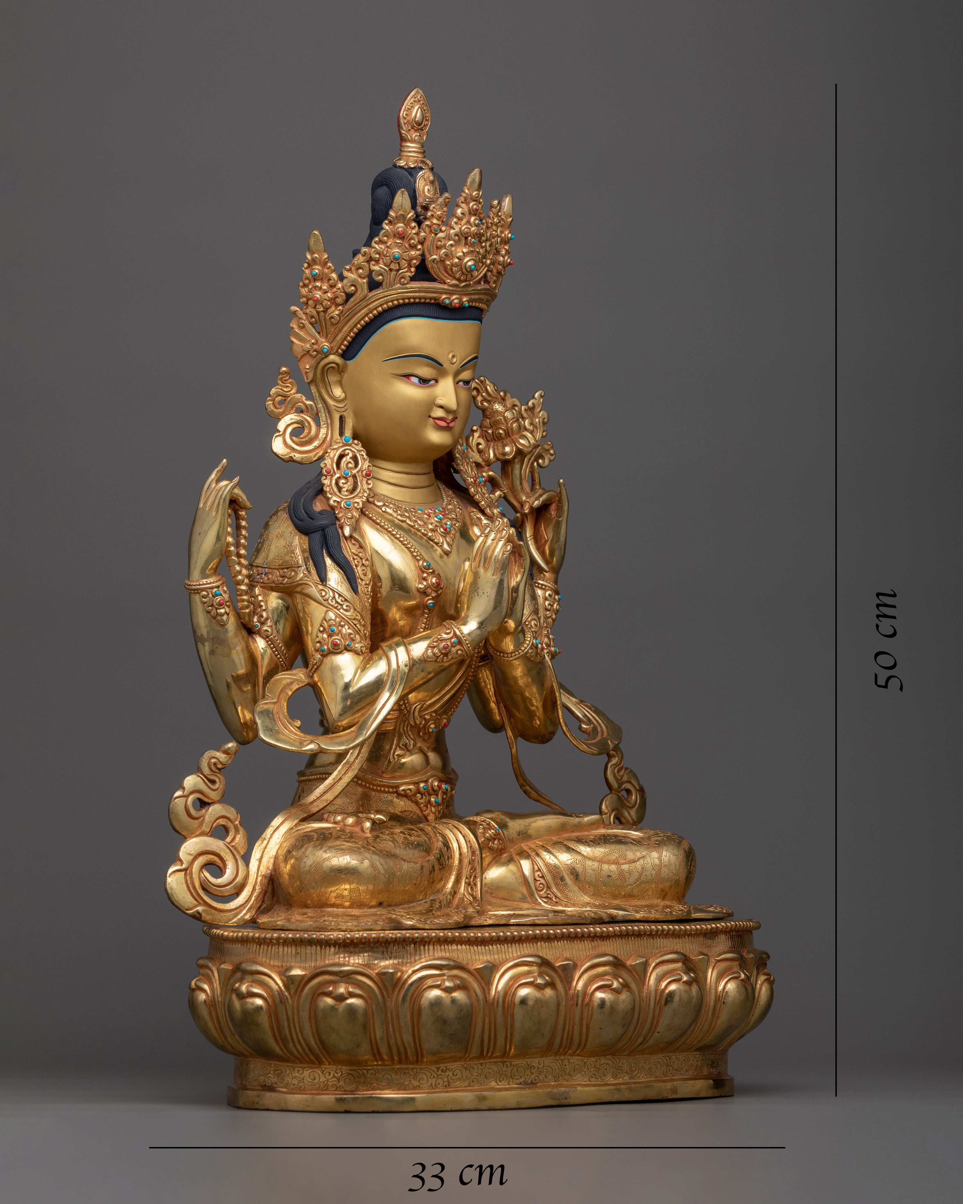 Chenrezig Compassionate Bodhisattva Statue 