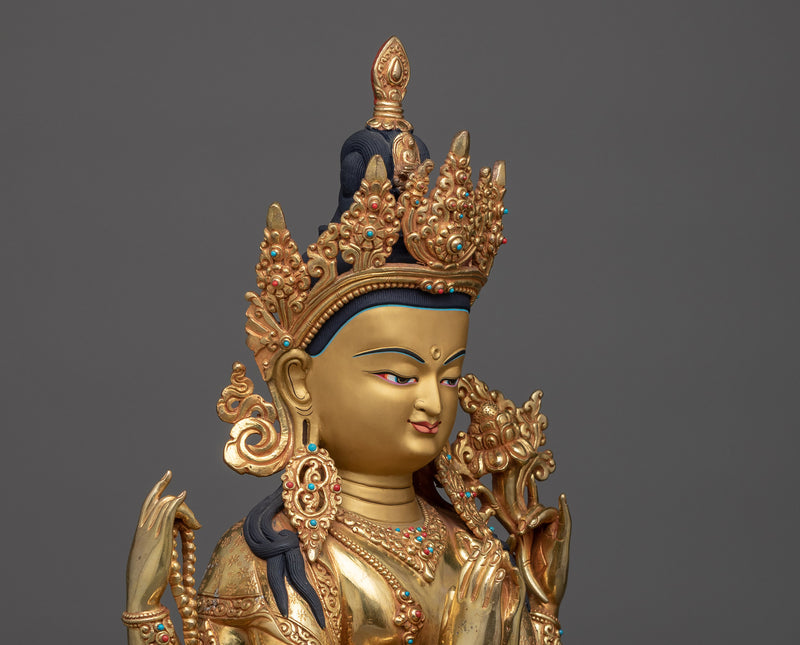Chenrezig Compassionate Bodhisattva Statue | Handmade in Nepal
