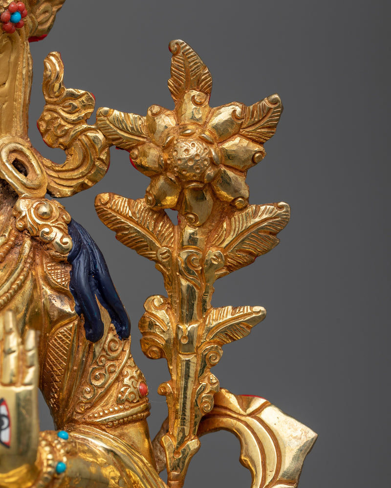 White Tara Mantra Statue | A Beacon of Compassion and Longevity